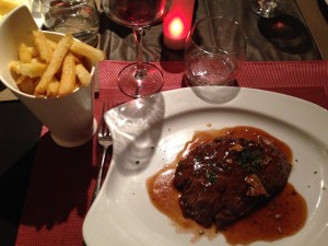 Bavette d'Aloyau sauce liée au foie gras